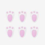 Floor Deco Vinyl Stickers Rabbit Footpri