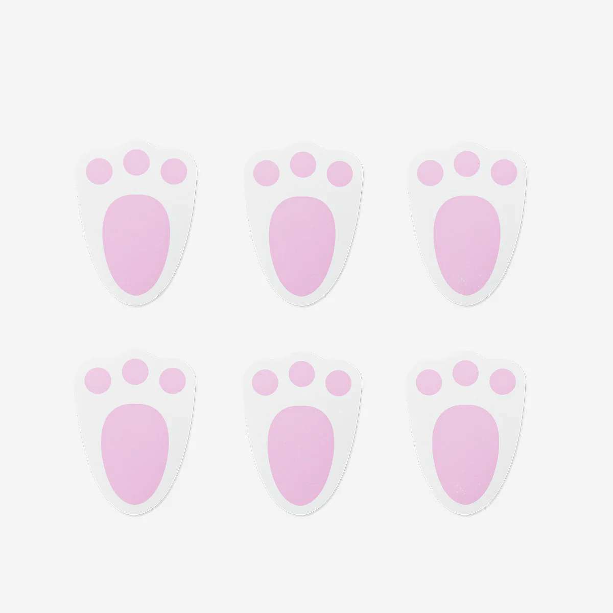 Floor Deco Vinyl Stickers Rabbit Footpri
