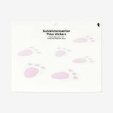 Floor Deco Vinyl Stickers Rabbit Footpri