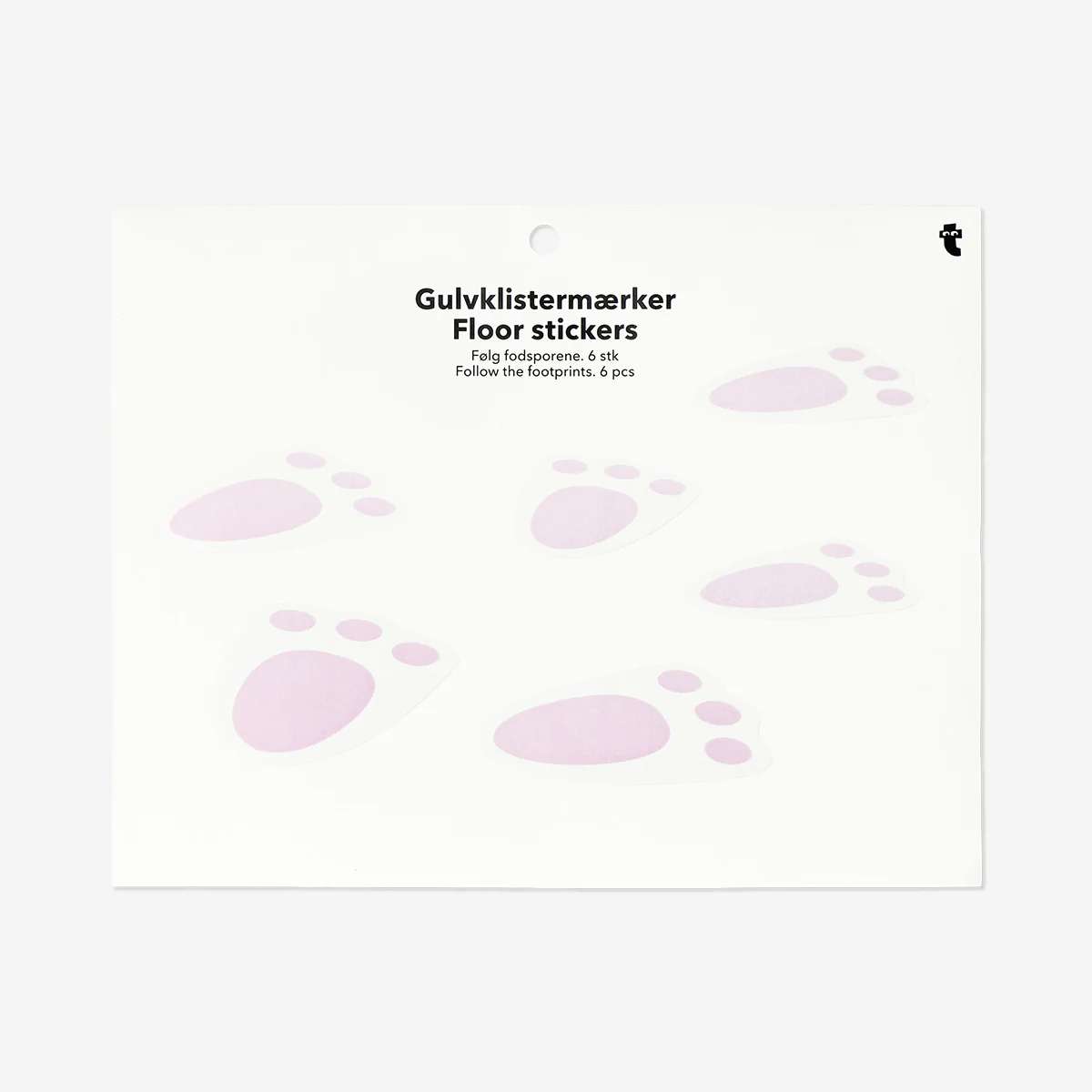 Floor Deco Vinyl Stickers Rabbit Footpri