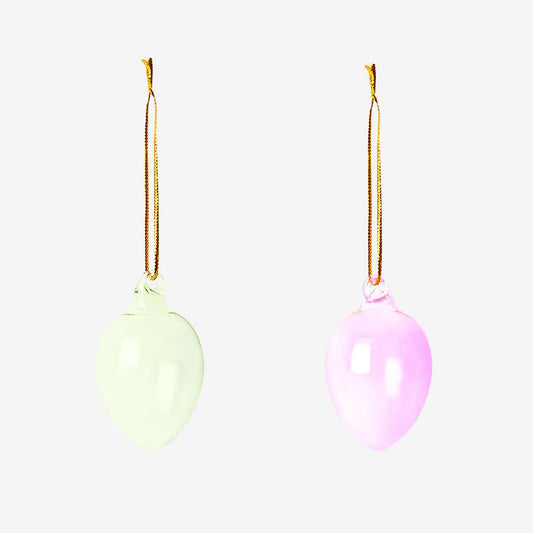 Easter Eggs Glass 4 Pcs