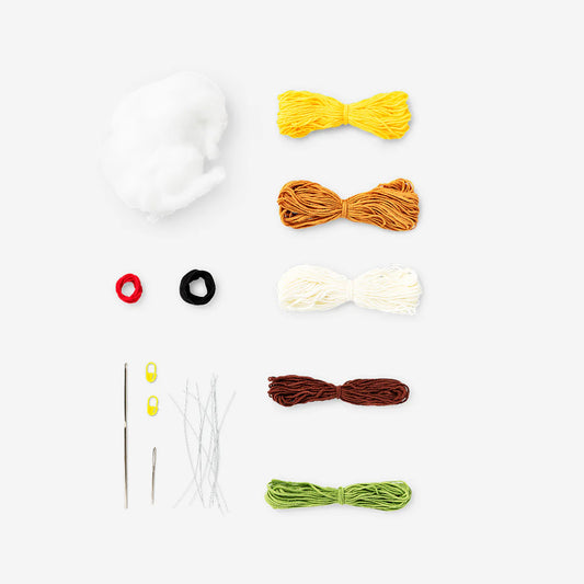 Crochet Set Flower Character