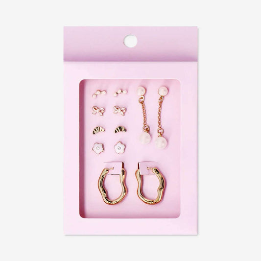 Set Of Earrings Gold Multipack