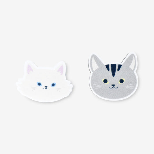 Cleaning Sponge Cat Faces 2Pcs
