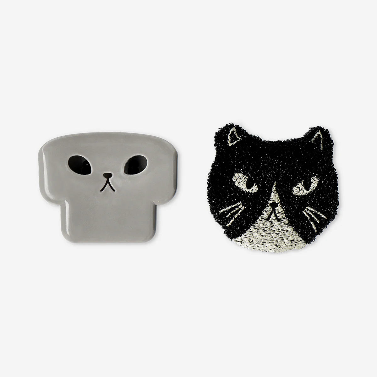 Sponge With Plastic Holder Cat Design