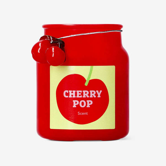 Candle Scent In Milky Glass W Charm N L