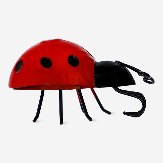 Decoration  For Flowerpot Metal Lady Bug