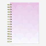 Notebook A5 Text Subject Tab Pnk Scallop