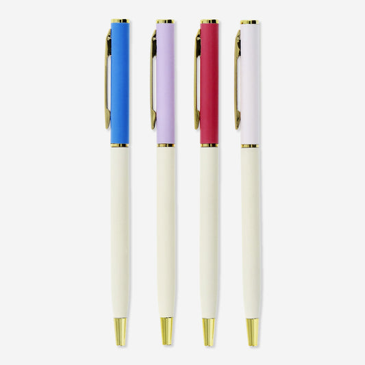 Pen Ballpoint Metal 4 Pcs