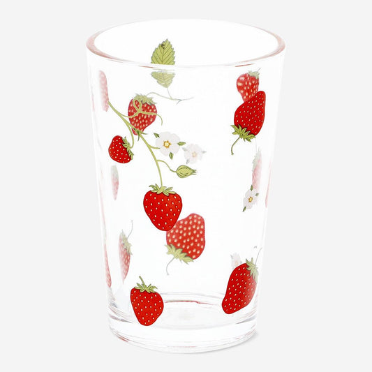 Glass Drinking 220Ml Strawberry