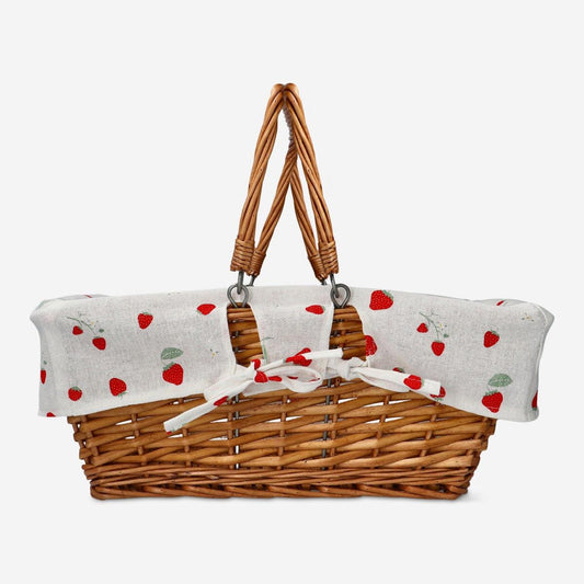 Basket Picnic Willow 40X30X16 Cm