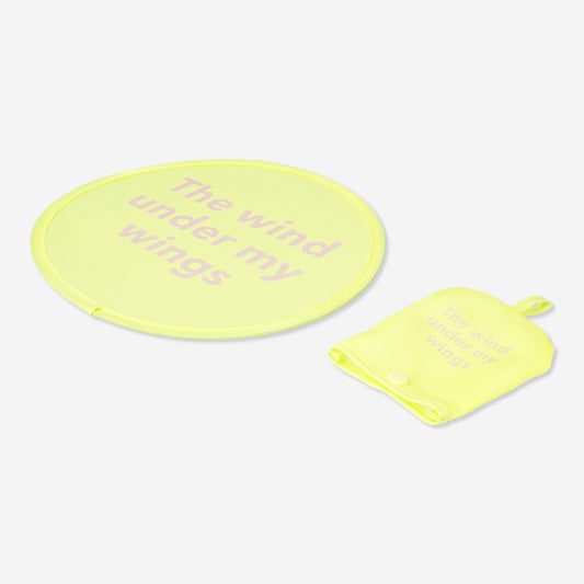 Fan Pop Up W. Pouch Slogan