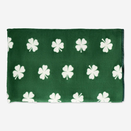 Blanket Fleece with Clover Print 130X150Cm