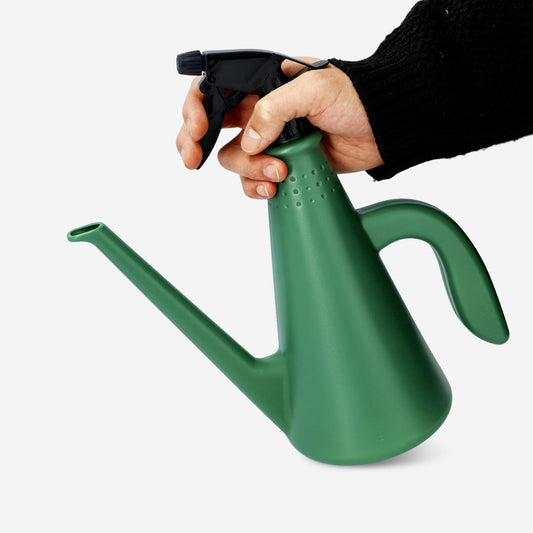 Watering Can With Mister Dark Green