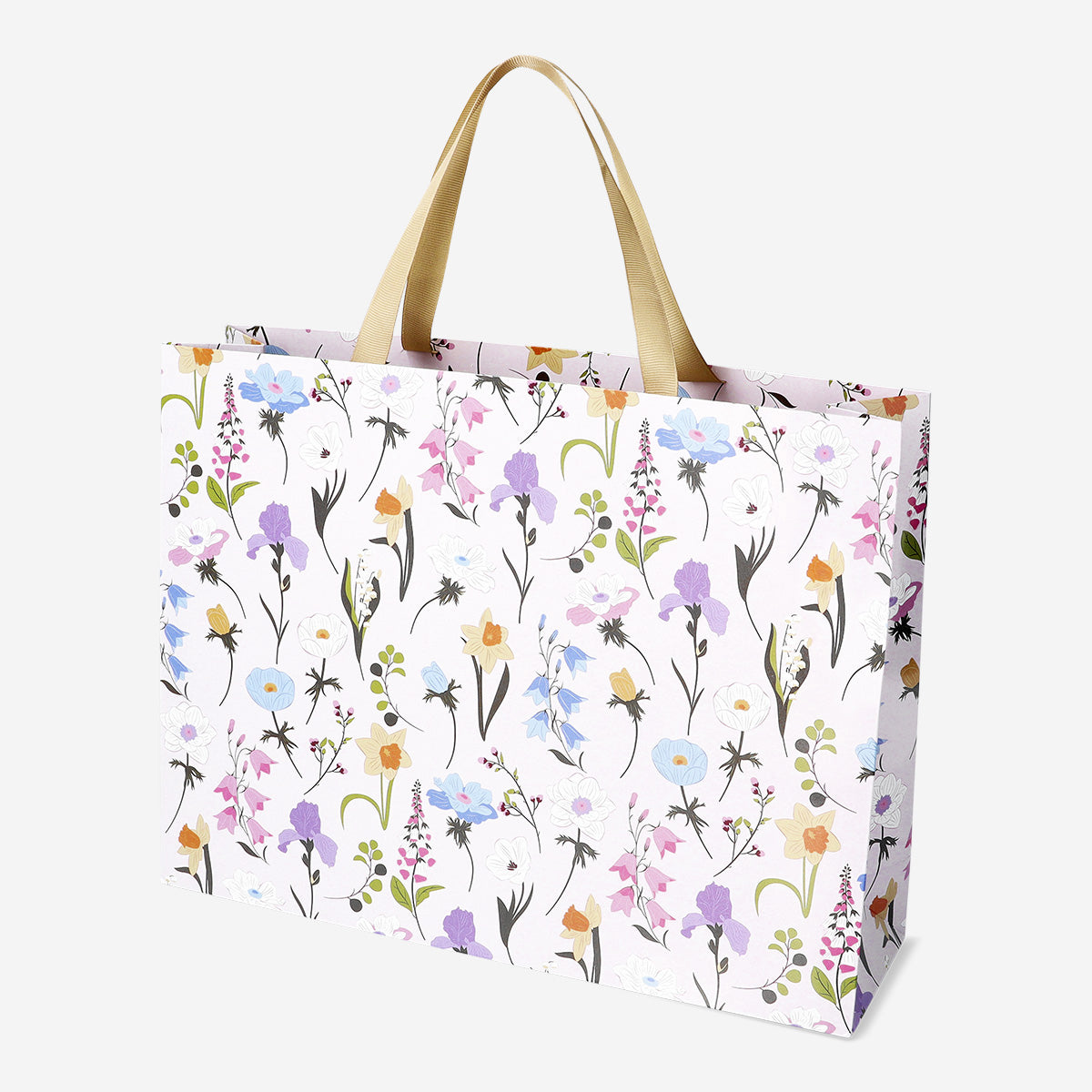 Gift Bag Paper Floral Spring Print 33X25 Cm
