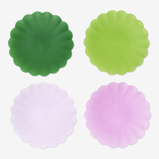 Plate Pp Spring Colours 4 Pcs