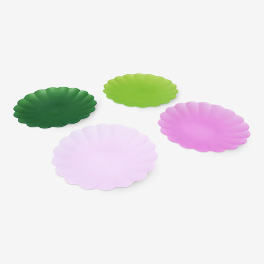 Plate Pp Spring Colours 4 Pcs