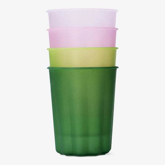 Cups Pp Spring Colours 4 Pcs