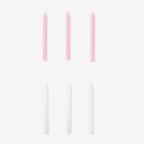 Candle Dinner H: 15Cm Dia 1,2Cm 6 Pcs