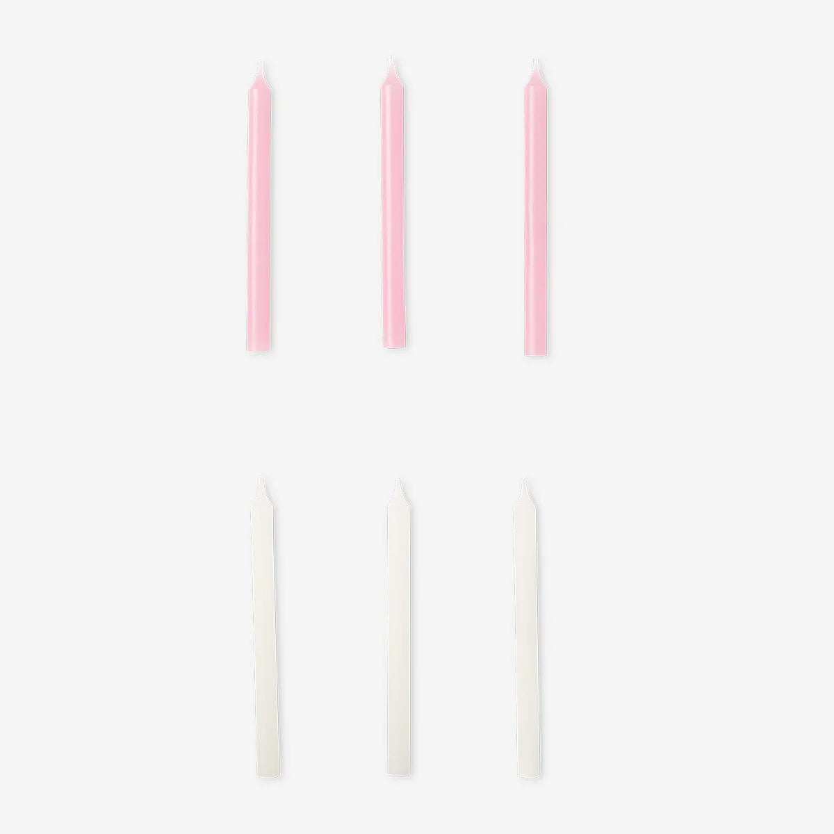 Candle Dinner H: 15Cm Dia 1,2Cm 6 Pcs