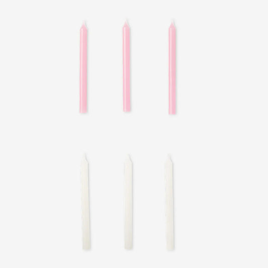Candle Dinner H: 15Cm Dia 1,2Cm 6 Pcs