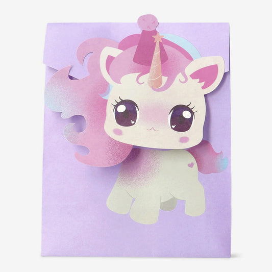 Gift Bag Shaped As Unicorn