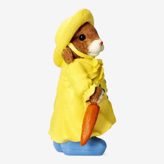 Rabbit Resin W Raincoat Yellow