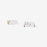 Place Card Spring Flowers 6 Pcs