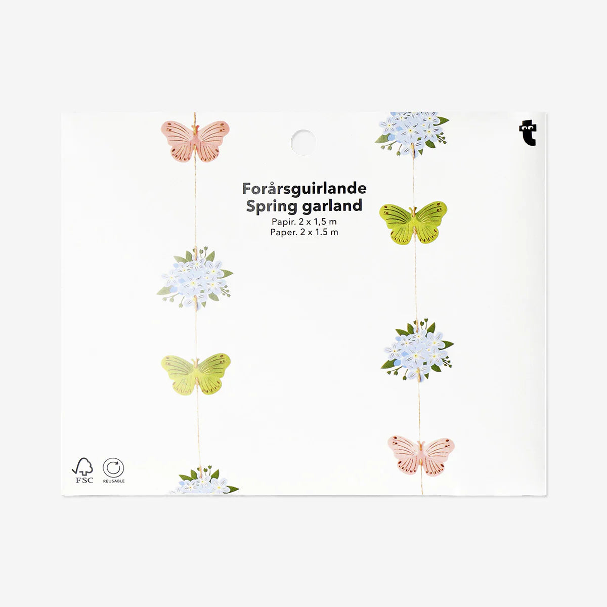 Garland Cardboard Spring 2X1.5 M