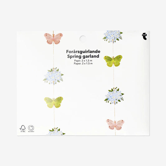 Garland Cardboard Spring 2X1.5 M