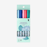 Set Of Pens 5 Pcs 0,4Mm Tip (In)