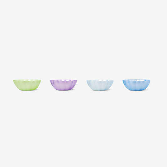Bowl Pp Spring Pearl Colour 4 Pcs 14.5Cm