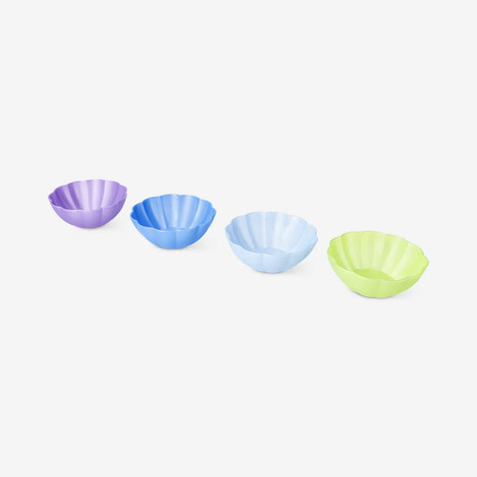 Bowl Pp Spring Pearl Colour 4 Pcs 14.5Cm