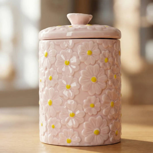 Candle Scent Ceramic W. Daisies