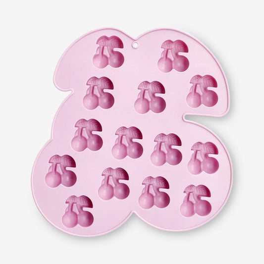 Ice Cube Tray Cherry Pink
