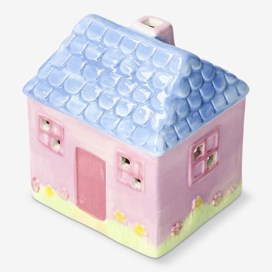 Holder For Led Candle As Garden House