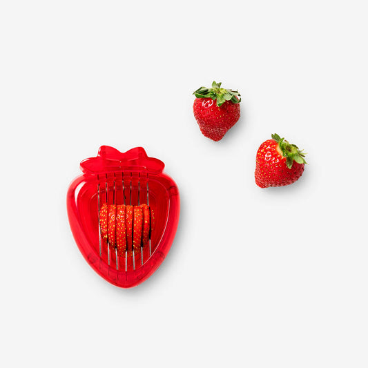 Fruit Cutter In Strawberry Shape Red Col