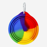 Pet Bowl Adjustable Rainbow