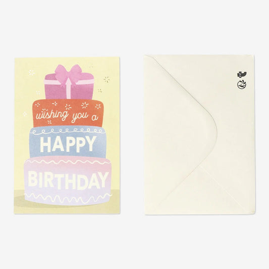Card W Envelope Cake (In)