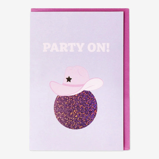 Card W Envelope Party On (In)