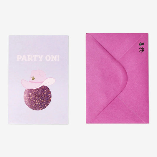 Card W Envelope Party On (In)