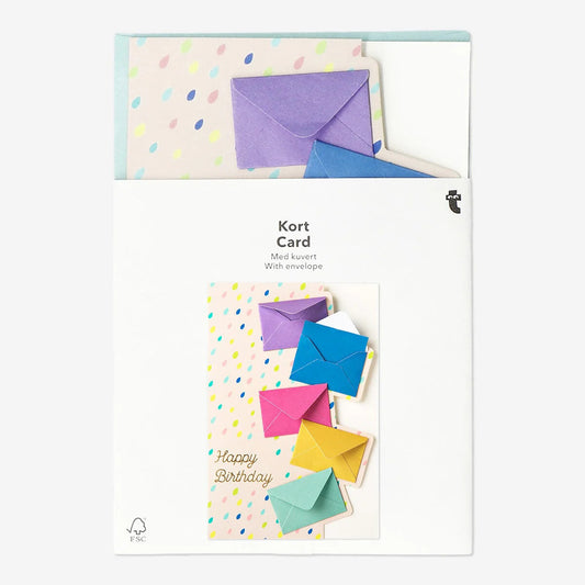 Card W Envelope Envelopes Edge (In)