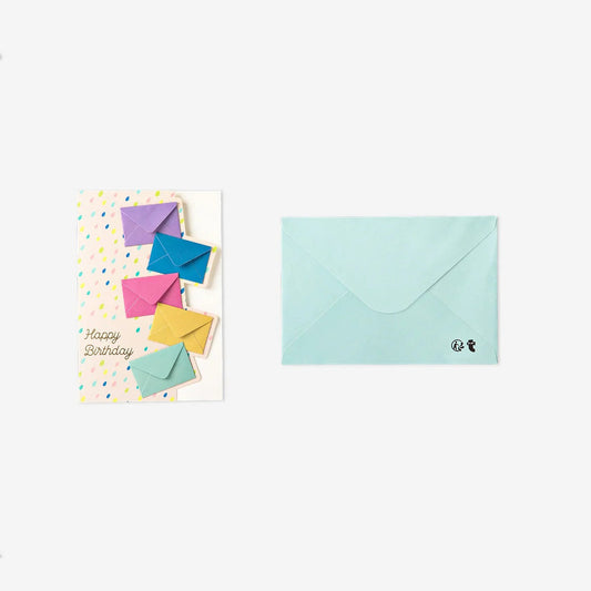 Card W Envelope Envelopes Edge (In)
