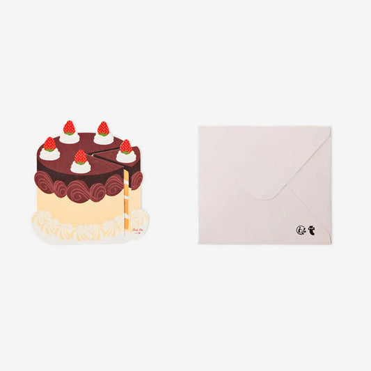 Card W Envelope Pull Out Cake (In)