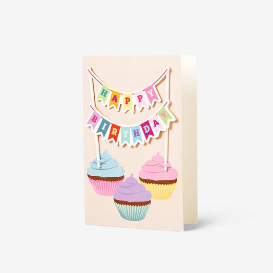 Card W Envelope Birthday Decoration (In)