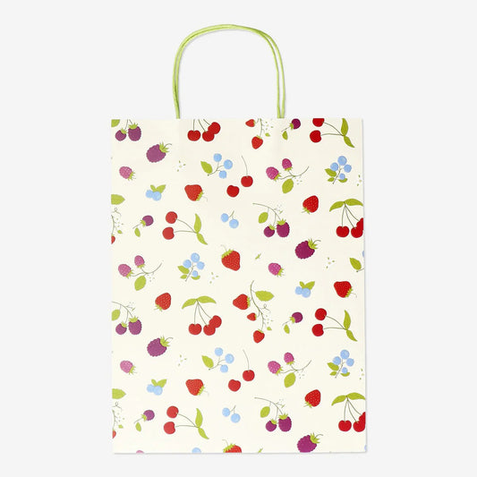 Gift Bag Cherries 25 X 33 Cm