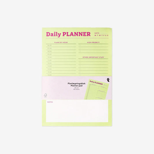 Daily Planner Notepad A5