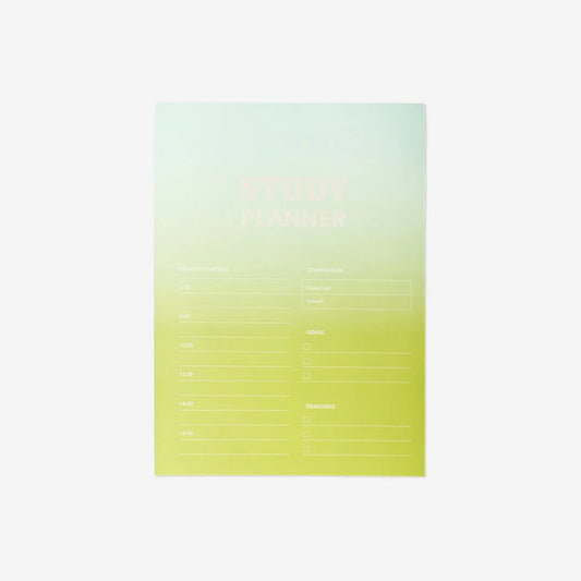Study Planner Weekly Notebook