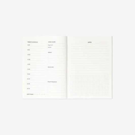 Study Planner Weekly Notebook