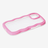 Cover For Iphone 15 Pink Wave